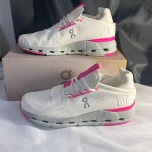 New On Cloud Cloudnova "Barbie" Women Pink Shoes White